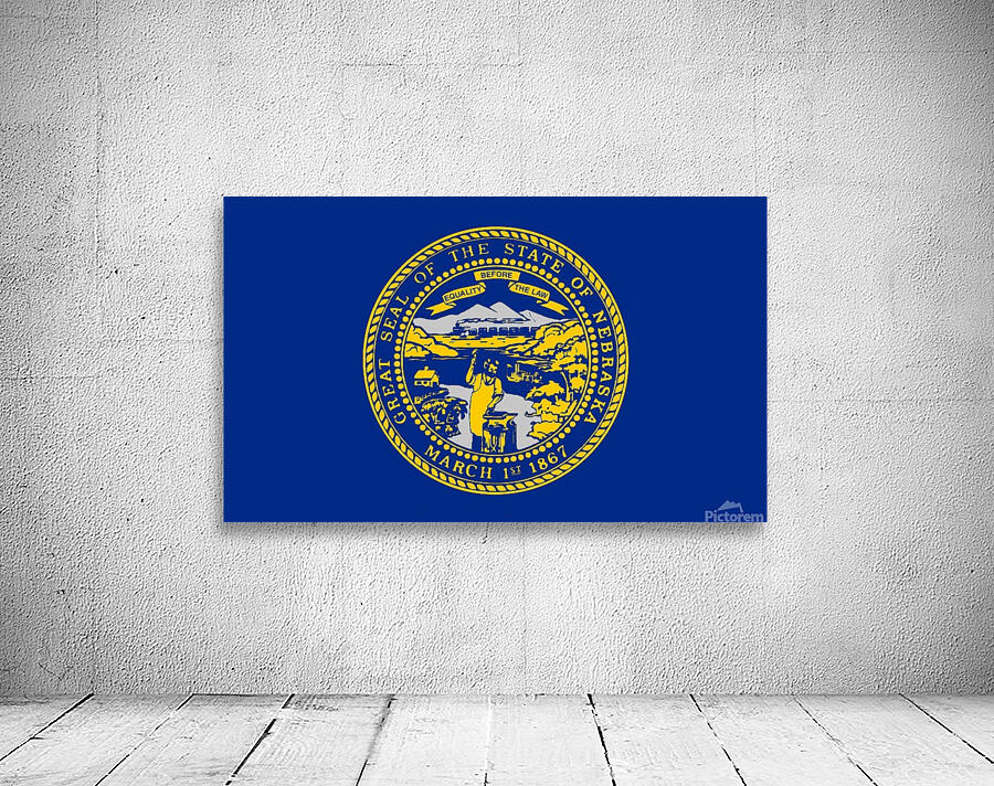 Nebraska State Flag Wall Preview