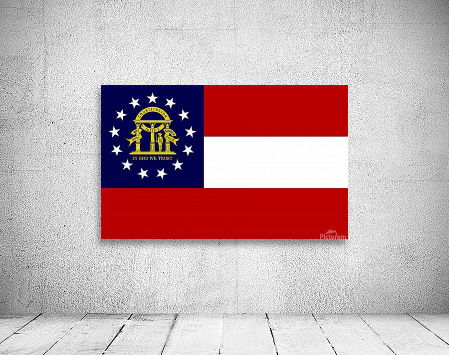 Georgia State Flag Wall Preview