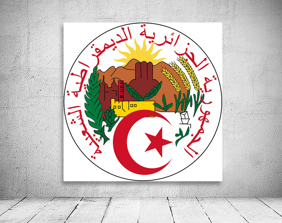 Algeria Emblem Wall Preview