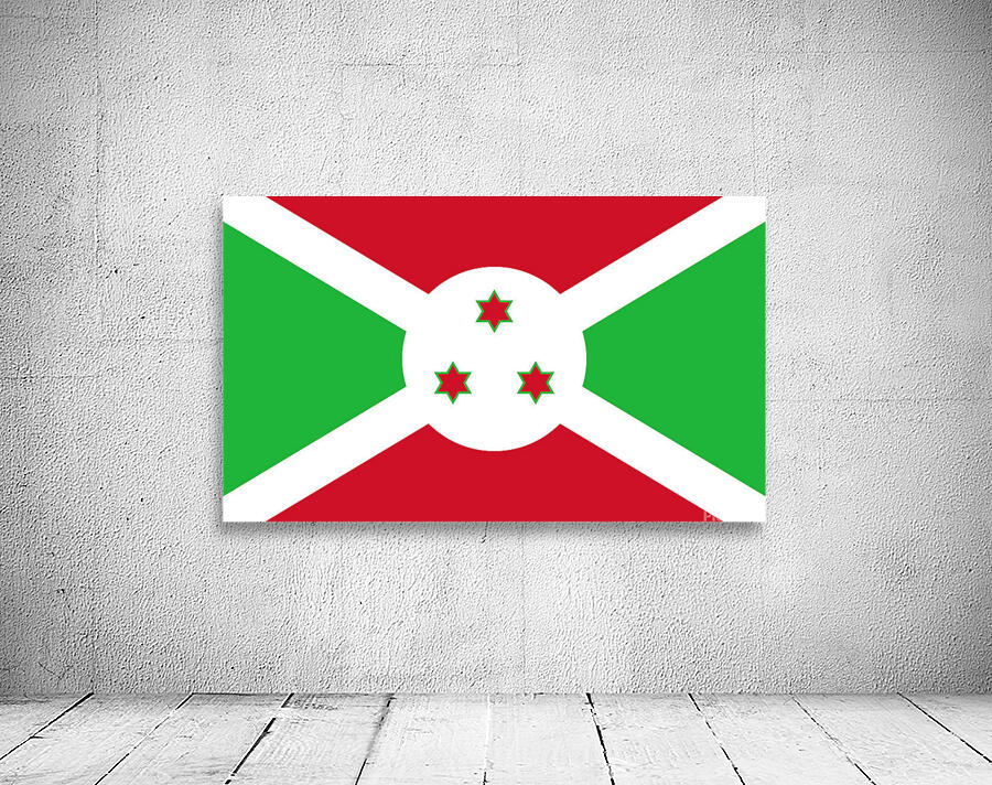 Burundi Republic Flag Wall Preview