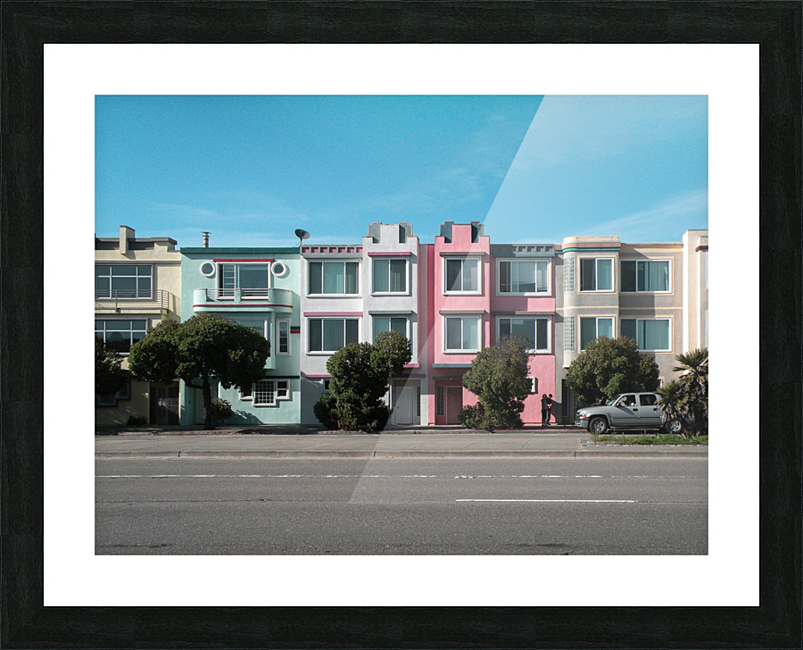 Sunset District Picture Frame print