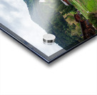 Charming houses dotting the Swiss Alps in Switzerland. Acrylic print