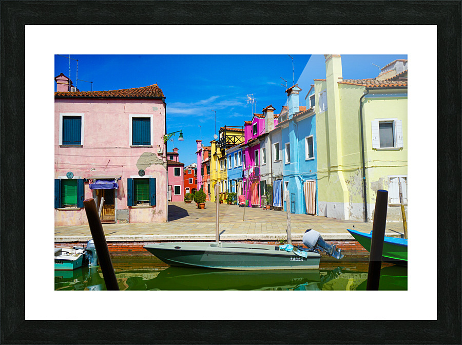 Breathtaking Burano Picture Frame print