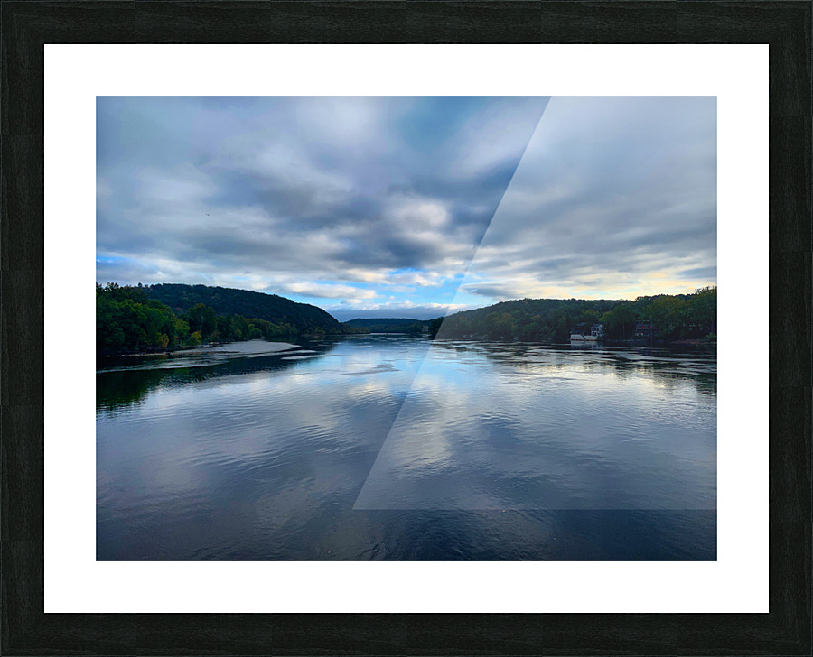 The Delaware River Picture Frame print