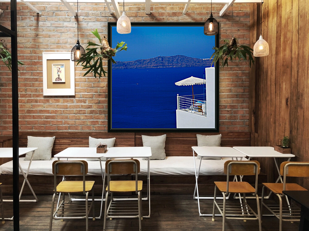 Santorini Greece Reproduction