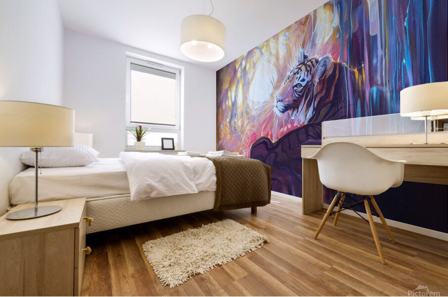 Spellbound Tigress Mural print