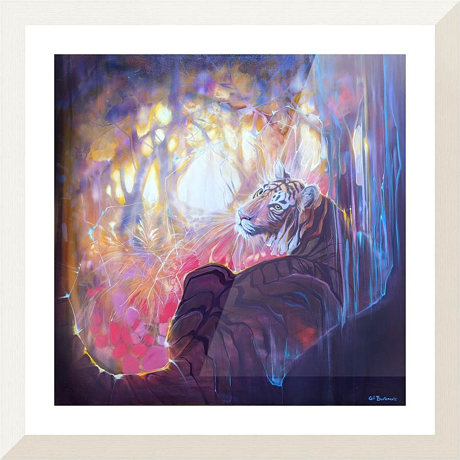 Spellbound Tigress Picture Frame print