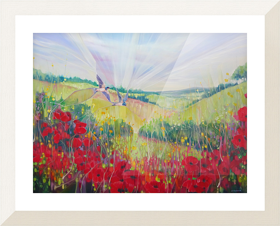 South Downs Summer  Picture Frame print