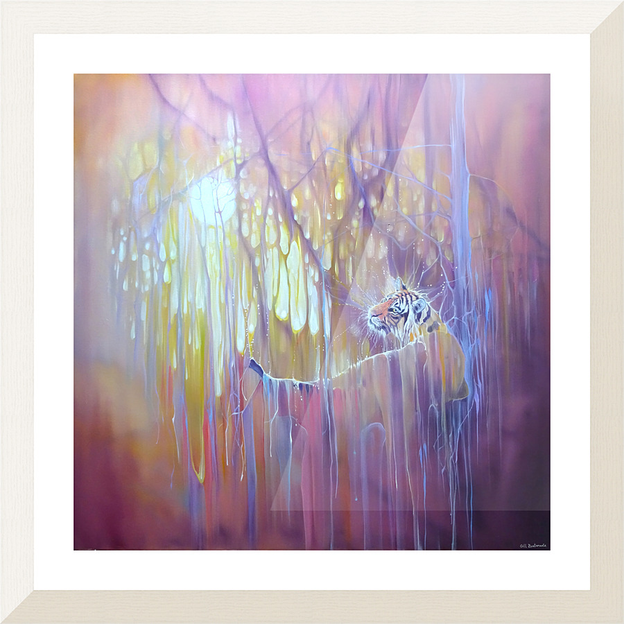 tiger soul Picture Frame print