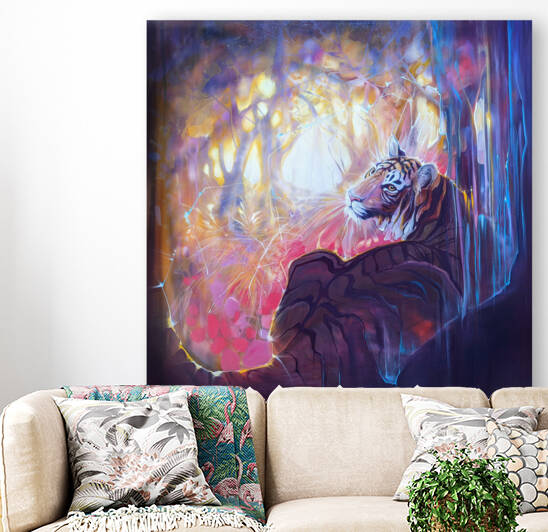 Spellbound Tigress by Gill Bustamante Artist