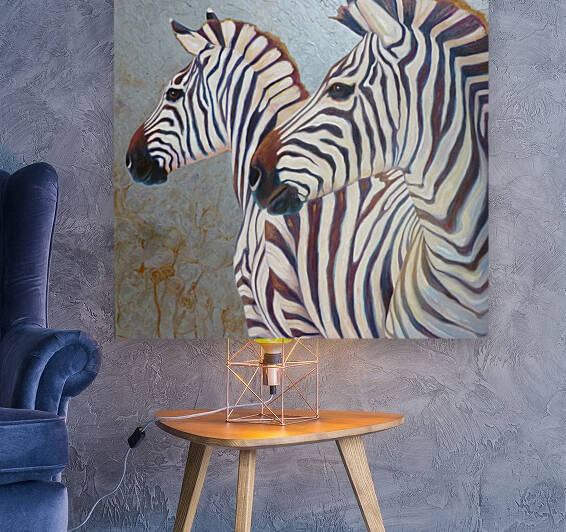 silver zebras by Gill Bustamante Artist