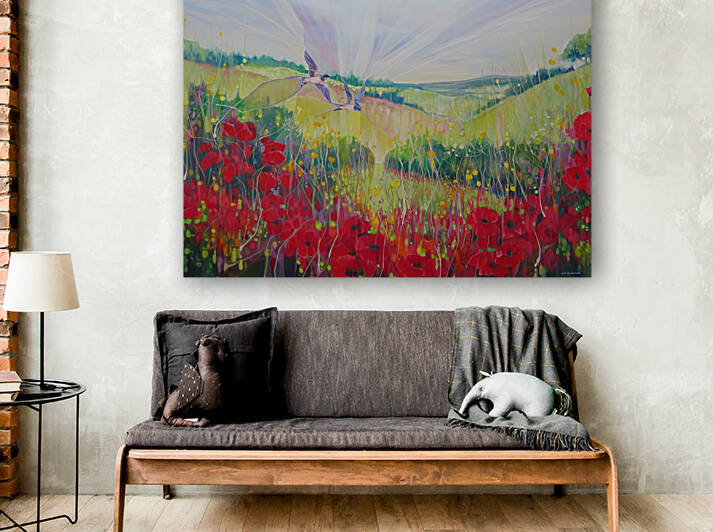 South Downs Summer  by Gill Bustamante Artist