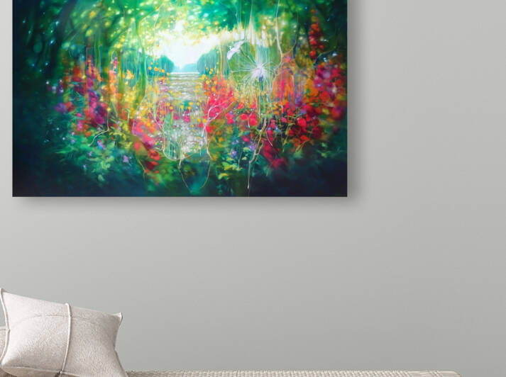 song of august print by Gill Bustamante Artist