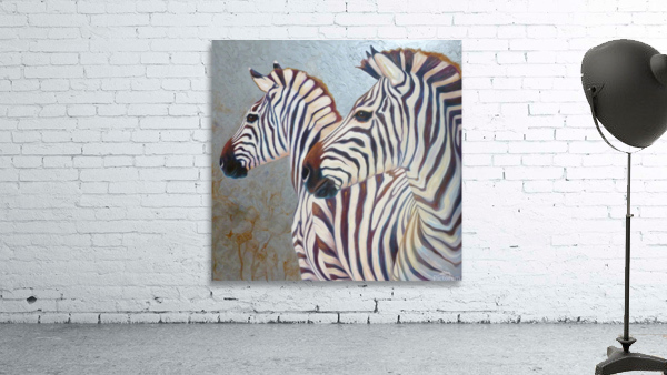 silver zebras Wall Preview