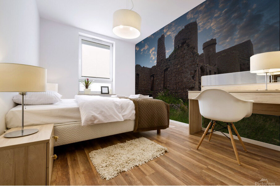 New Slains Castle Mural print