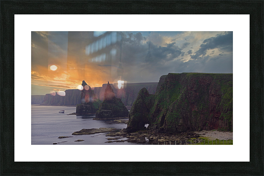 Duncansby Head stacks Picture Frame print