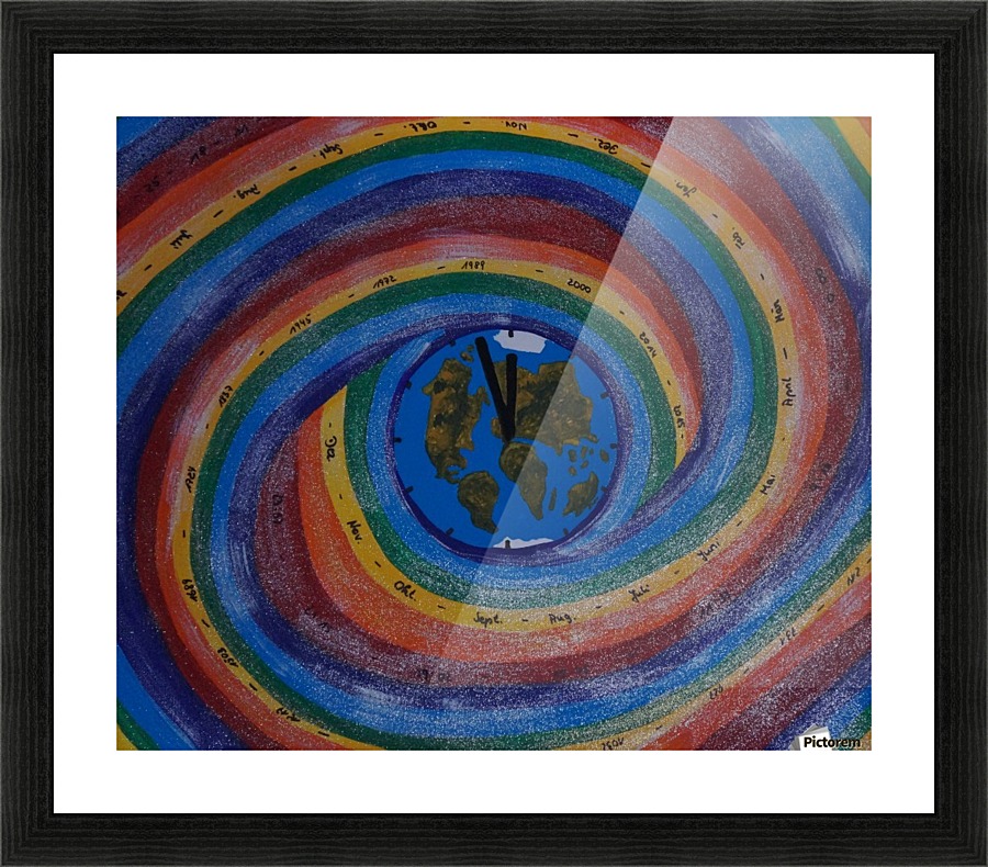 Time travel Picture Frame print