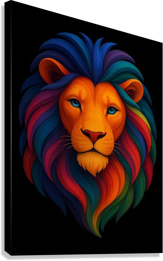Colorful Lion