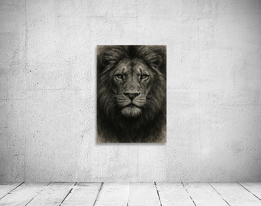 Confident Lion Wall Preview