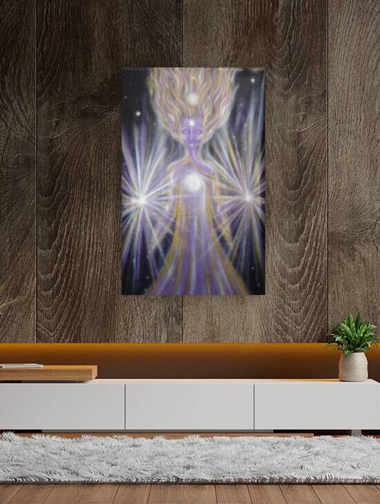    Violet flame -1st painting period                       by sophia Awen 