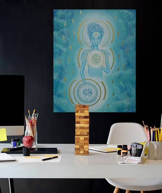 Blue Avian healing-2 by sophia Awen 