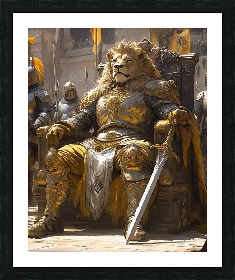 Suggests power Picture Frame print