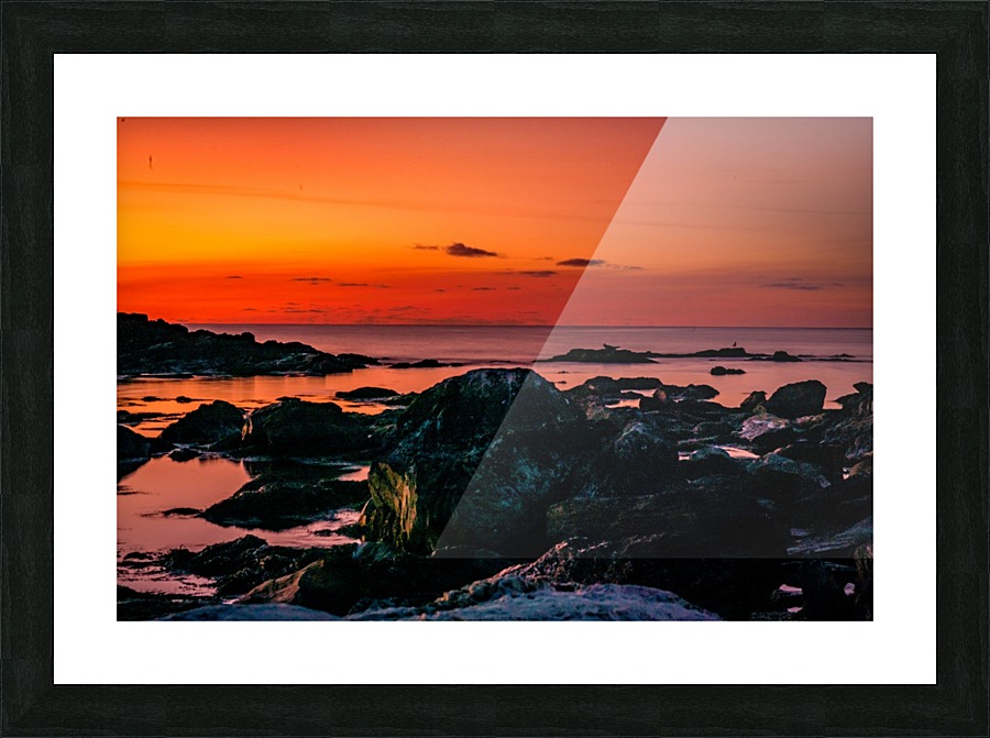Sunrise on Fire Picture Frame print