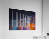 Radial_orangeblue Acrylic Print