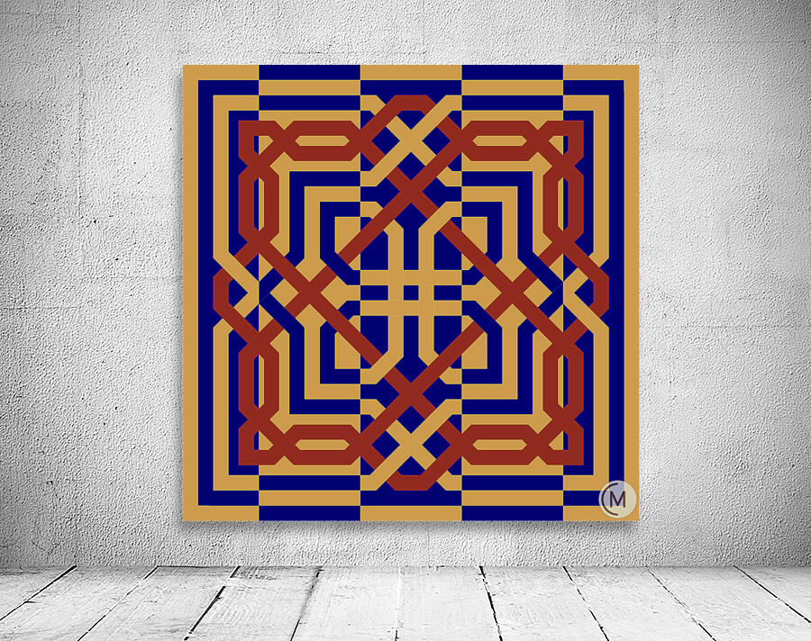 red moresque Wall Preview