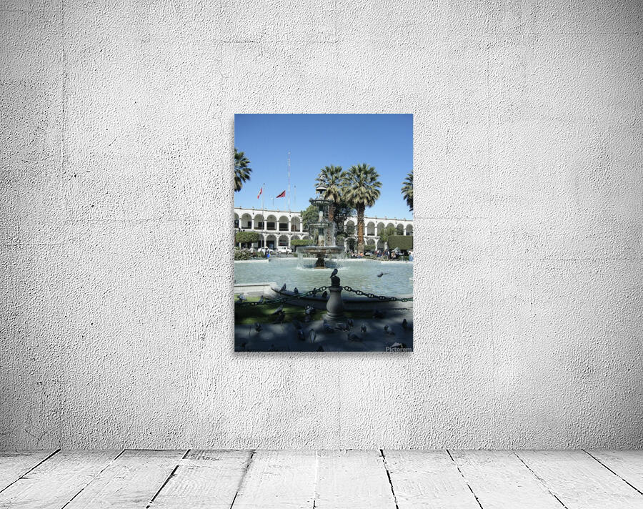 Plaza Fountain Wall Preview