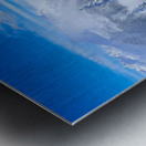 Winter landscape in Montafon Metal print