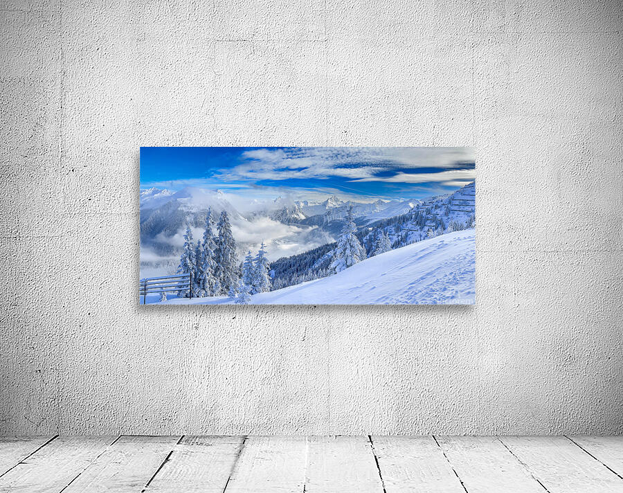 Winter landscape in Montafon Wall Preview