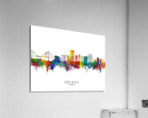 Long Beach California Skyline Acrylic Print