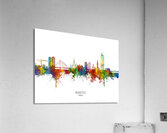 Nantes France Skyline Acrylic Print