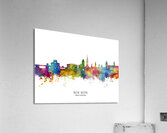 New Bern North Carolina Skyline Acrylic Print