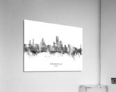 Springfield Illinois Skyline Acrylic Print