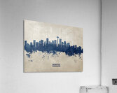 Seattle Washington Skyline Acrylic Print