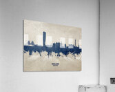 Malmo Sweden Skyline Acrylic Print