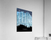 Edinburgh Skyline Map Acrylic Print