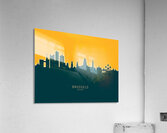 Brussels Belgium Skyline Acrylic Print