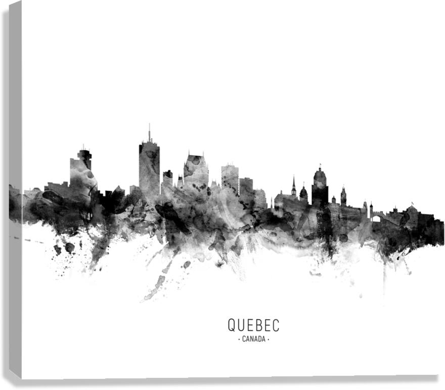 Quebec Canada Skyline Canvas Print