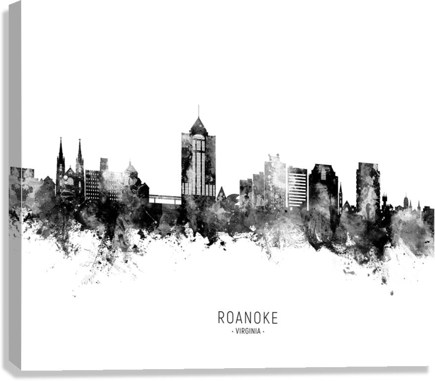 Roanoke Virginia Skyline Canvas Print