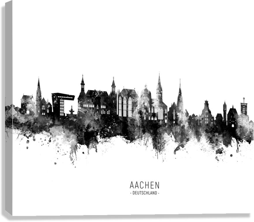 Aachen Germany Skyline Canvas Print