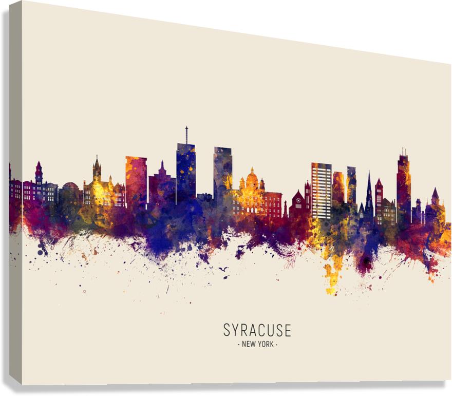 Syracuse New York Skyline Canvas Print
