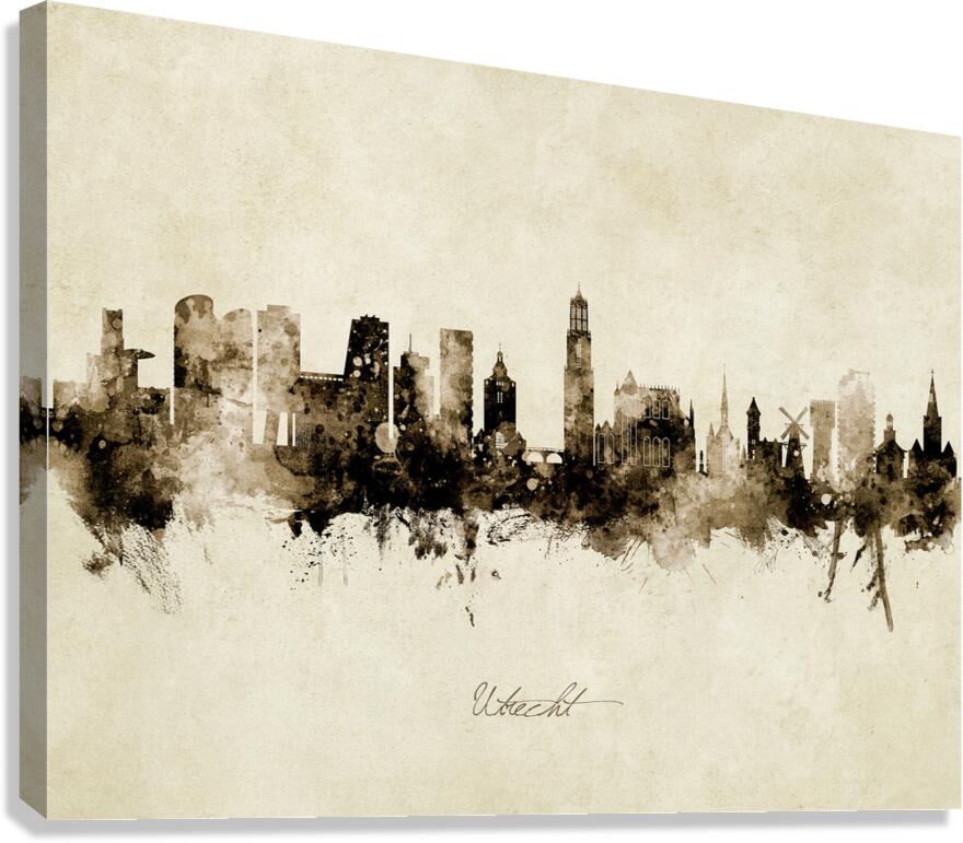 Utrecht The Netherlands Skyline Canvas Print