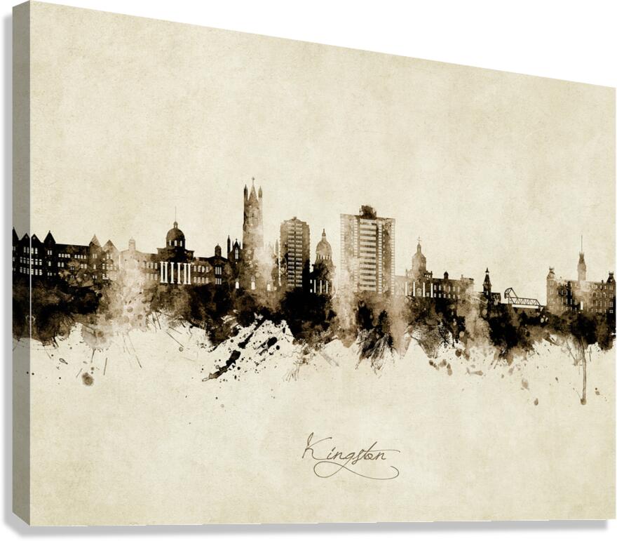 Kingston Canada Skyline Canvas Print
