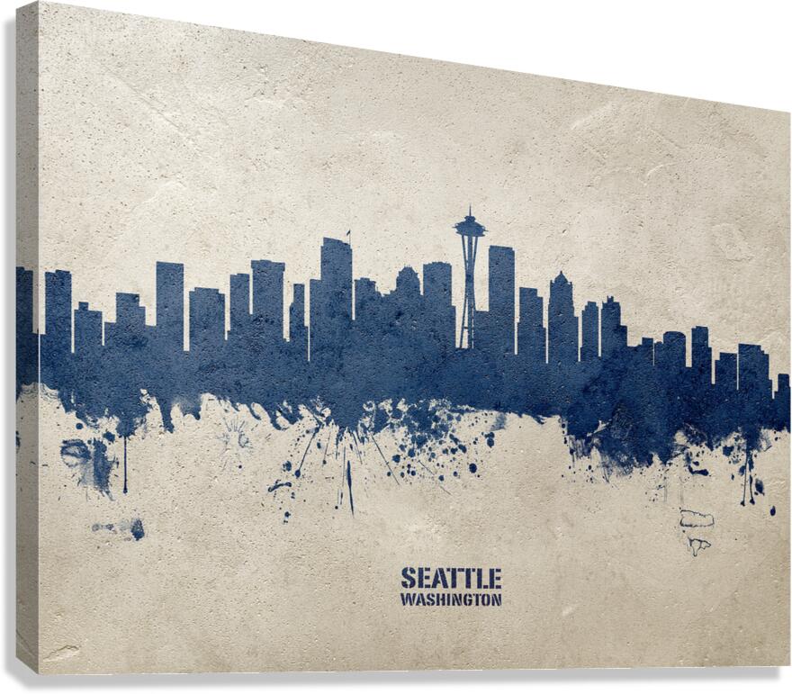 Seattle Washington Skyline Canvas Print