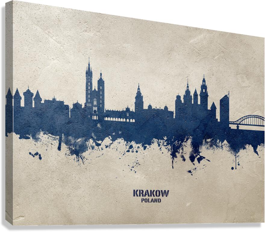 Krakow Poland Skyline Canvas Print