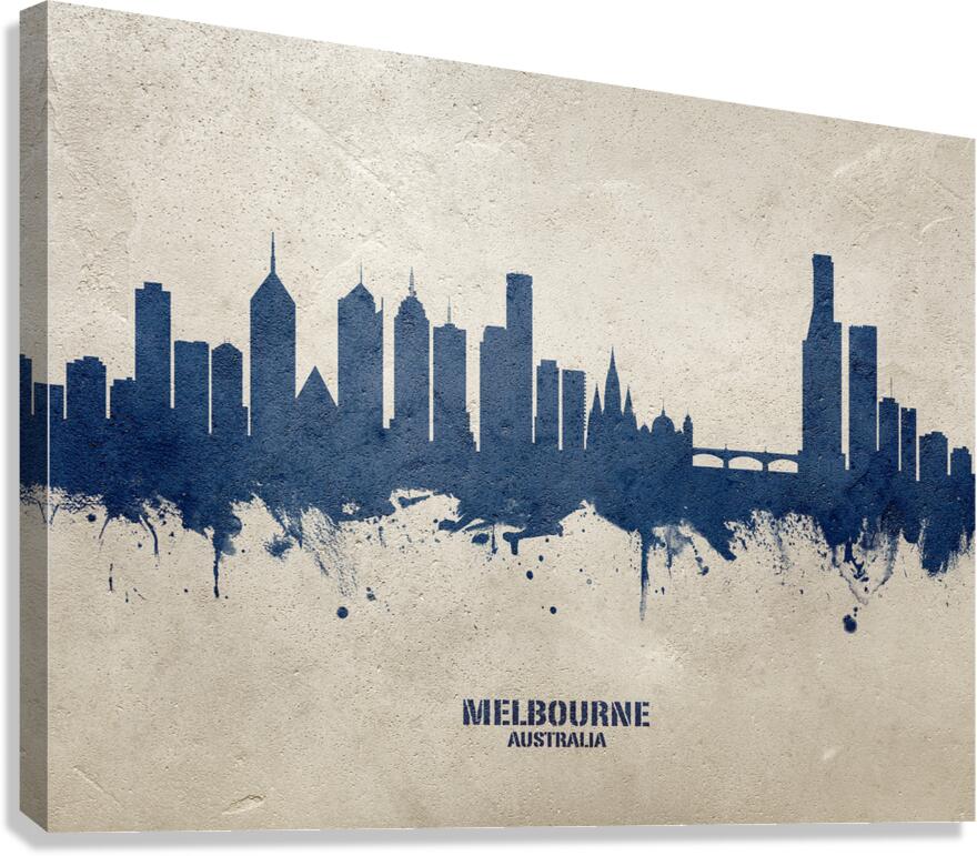 Melbourne Australia Skyline Canvas Print