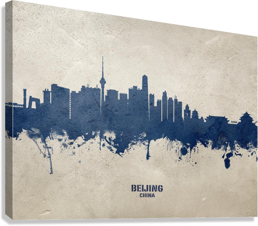 Beijing China Skyline Canvas Print